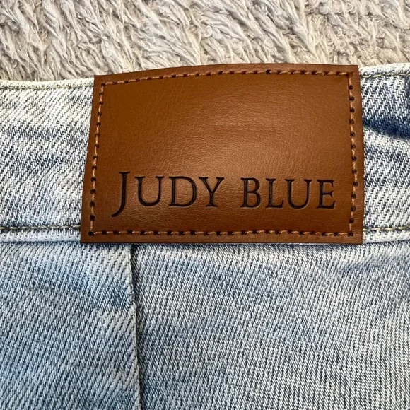 Judy Blue Light Wash Drawstring Jogger Stretch Jeans Womens 11 30 JB888691LT - Picture 4 of 7